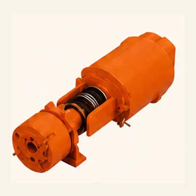 Traction machine close-up